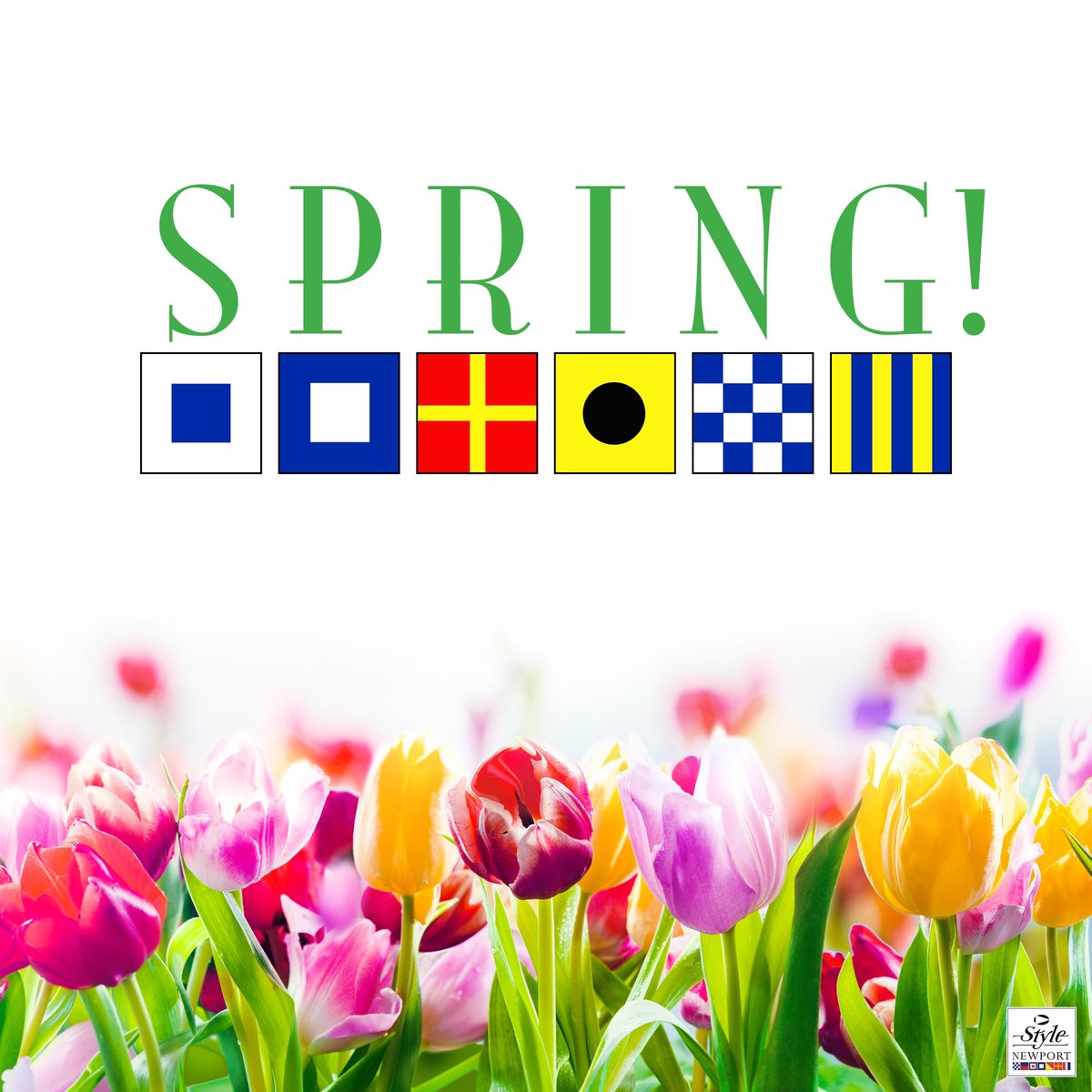 Hello S🌸P🌷R🌼I🌺N💐G!
#spring #springequinox #hellospring #byewinter #signalflags #nauticalsignalflags #maritimeflags #sailingstyle #yachtstyle #newportri #newport