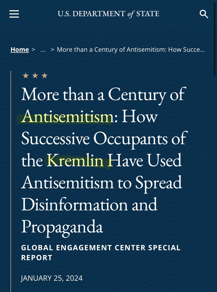 ohhitssami's tweet photo. More than a Century of Antisemitism: How Successive Occupants of the Kremlin Have Used Antisemitism to Spread Disinformation and Propaganda 
#Russia #PutinReelected https://t.co/EgANbkjKb8