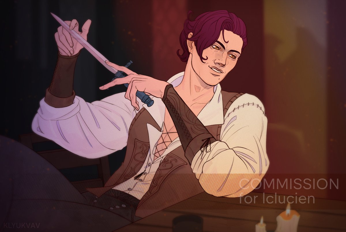 klyukvav's tweet photo. Commission for @luxlucien_nsfw 🌹

#commission https://t.co/2fW9S7180m