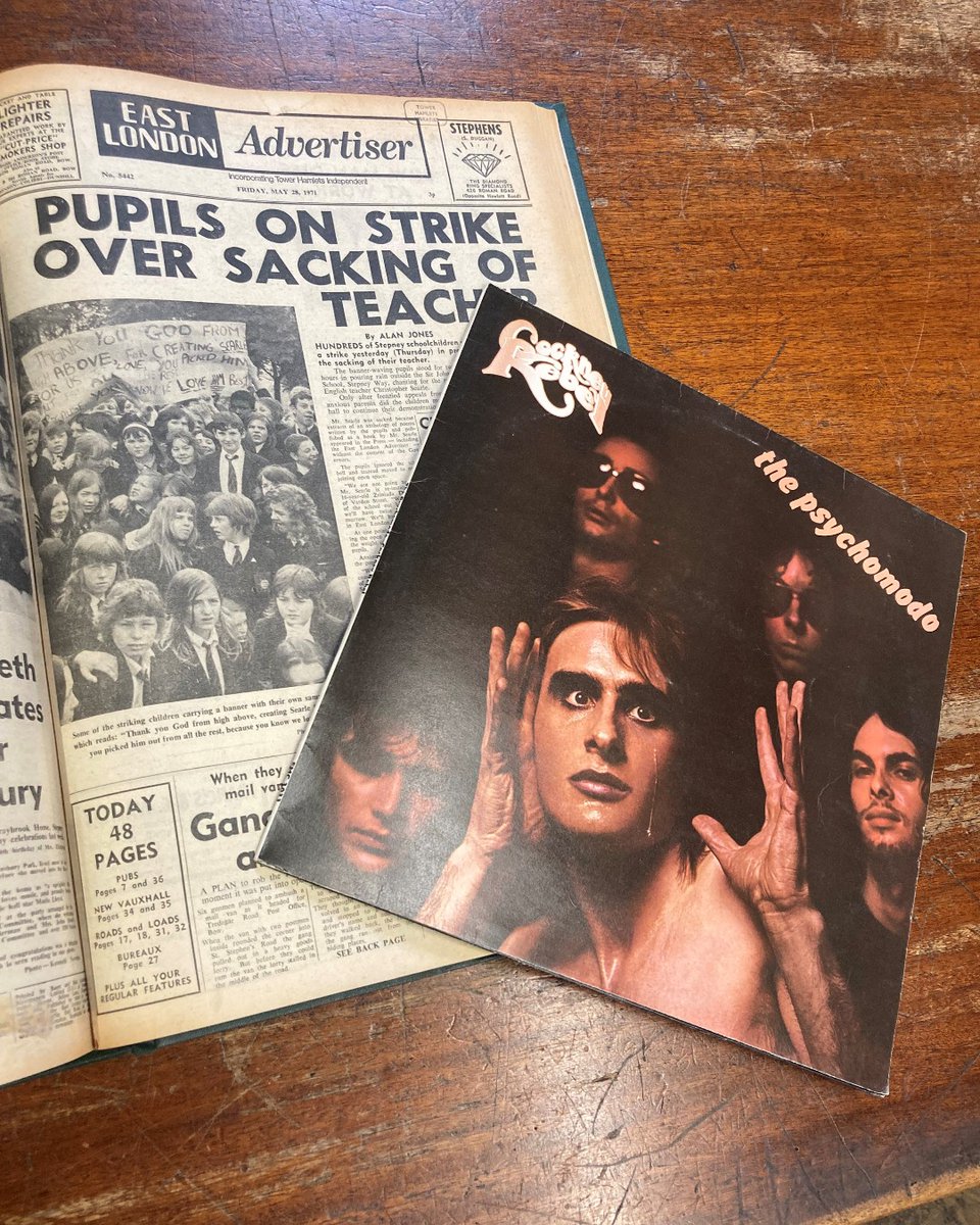This week we were saddened to hear that @steveharleyCR had passed away. Best known as the frontman of Cockney Rebel in the 1970s, before that he'd been a journalist for the East London Advertiser, and was the first reporter on the scene during the Stepney School Strike in 1971.