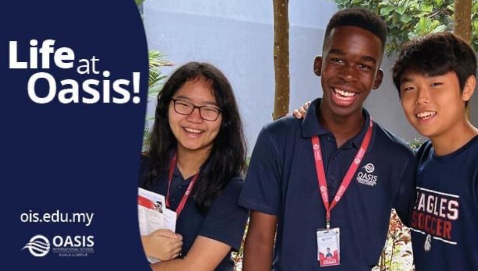 ✨IESF Featured School✨ @myoasiskl is a community of students, parents, and qualified educators, working together to offer an American-style, English-speaking international schools for students from around the world. #iesf thinkglobalpeople.com/school/oasis-i…