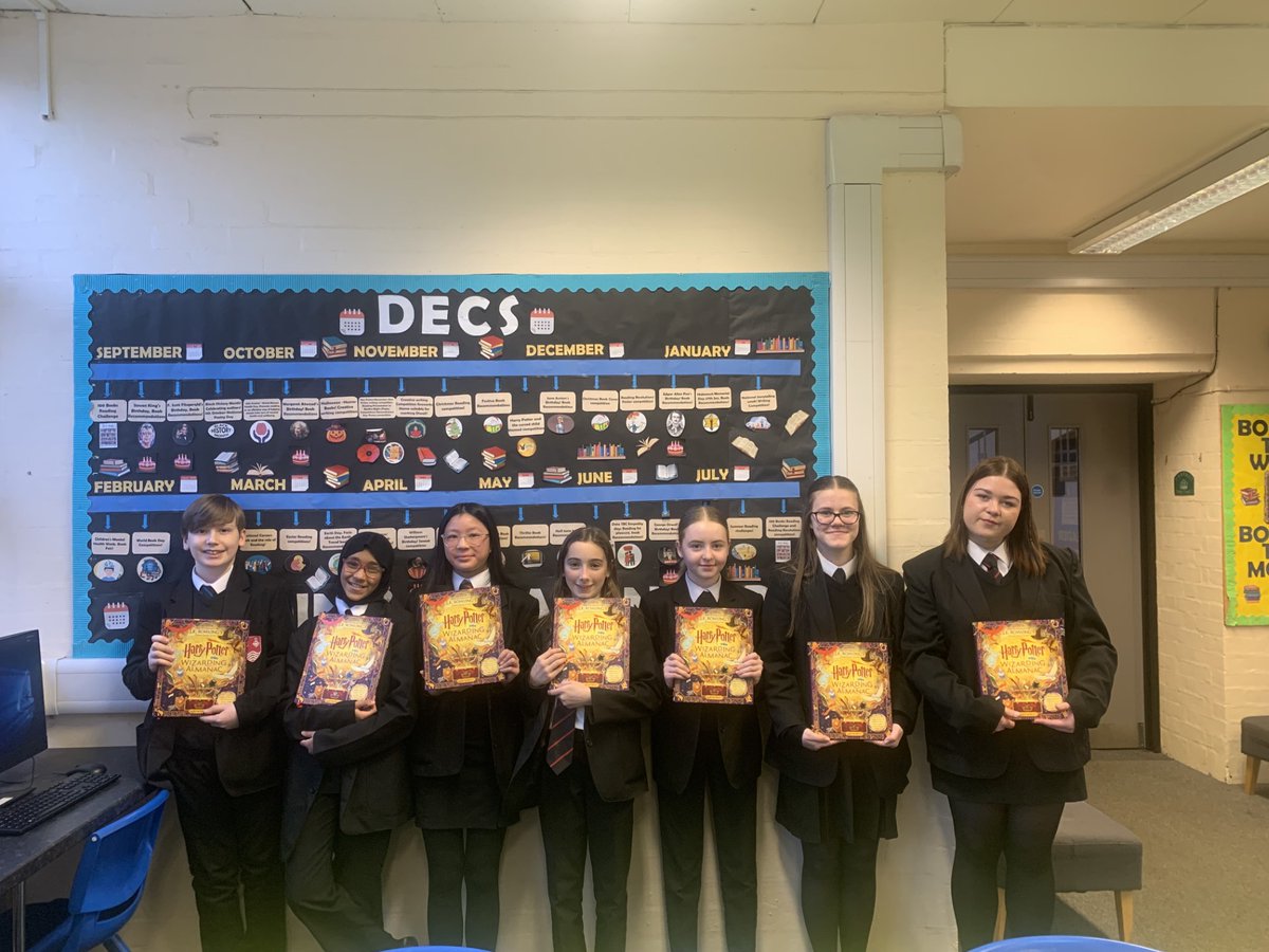 Our winners for the Harry Potter quiz received their own Wizarding Almanac today, what a great way to end our World Book Day celebrations!