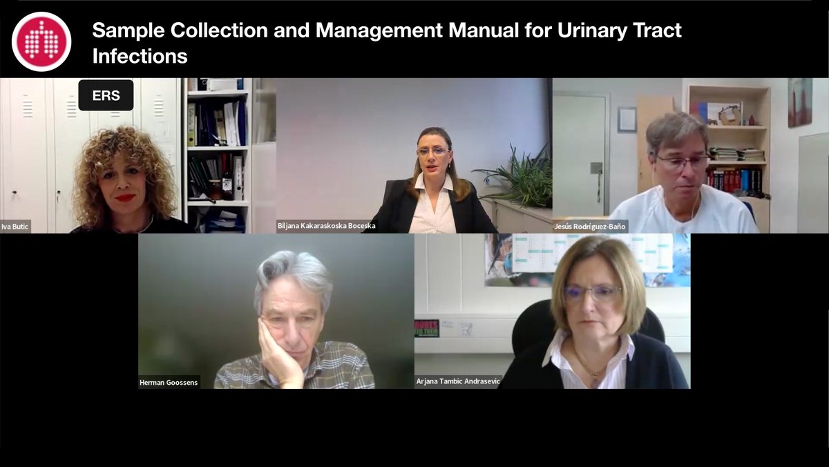 Last month the ECRAID-Base lab team held a webinar to present a sample collection and management manual for urinary tract infections 🧫🔬 ▶️ A recording is now available. Watch it 👉🏾 channel.ersnet.org/hp-26-1-eu-pro…