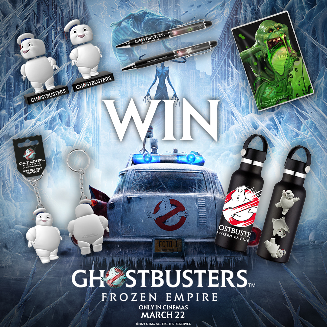 ShowcaseCinemas's tweet image. We're celebrating Ghostbusters: Frozen Empire's release with a giveaway 👻 FOLLOW US &amp;amp; REPOST for your chance to win this merch pack!

Just 3 days until release day. Booked your tickets yet, cadets?! ➡️ ms.spr.ly/6015cm26v
