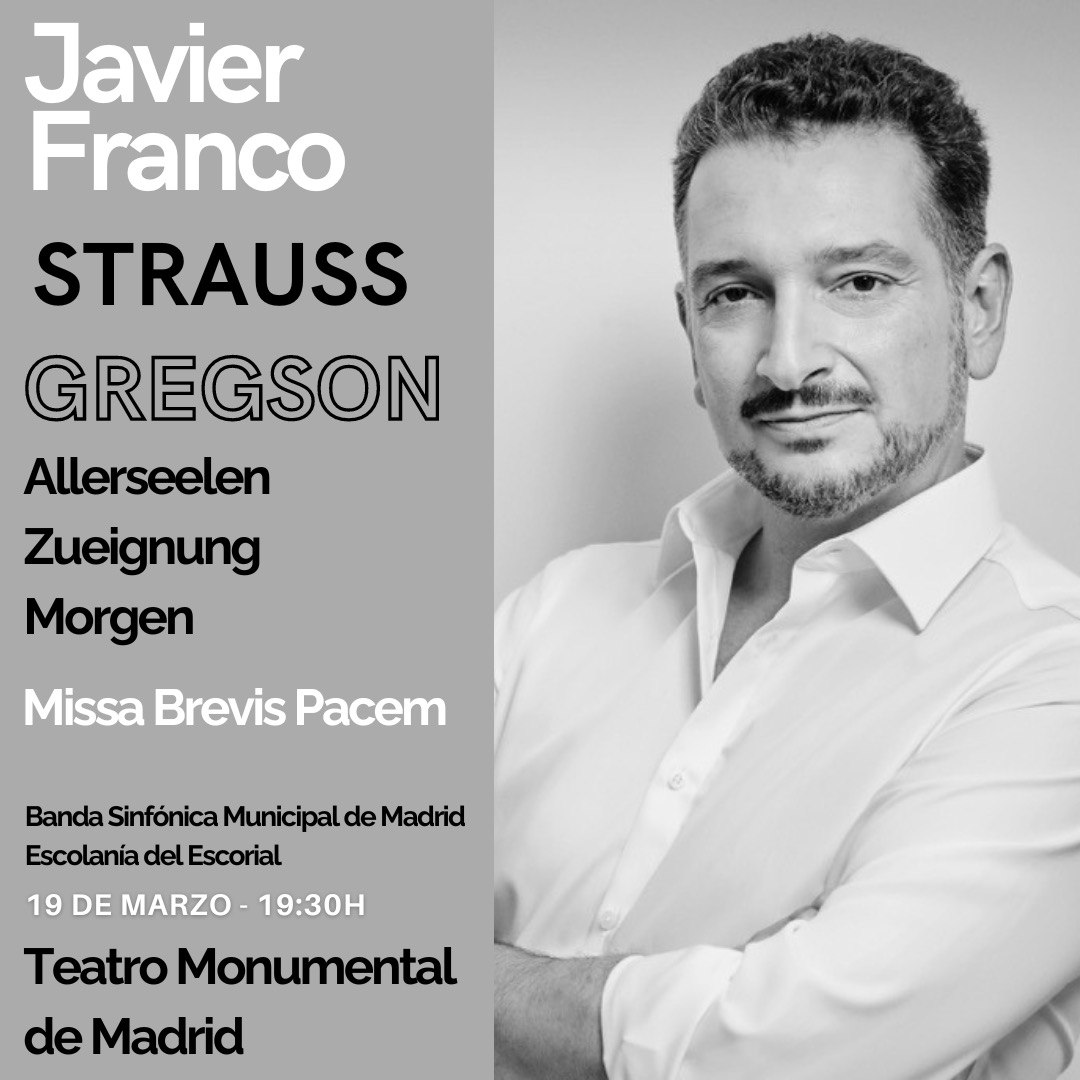 j_fbar's tweet photo. Os esperamos hoy en el Teatro Monumental de Madrid con esta maravilla de música.
#baritono #concierto https://t.co/HY7hvMKrta