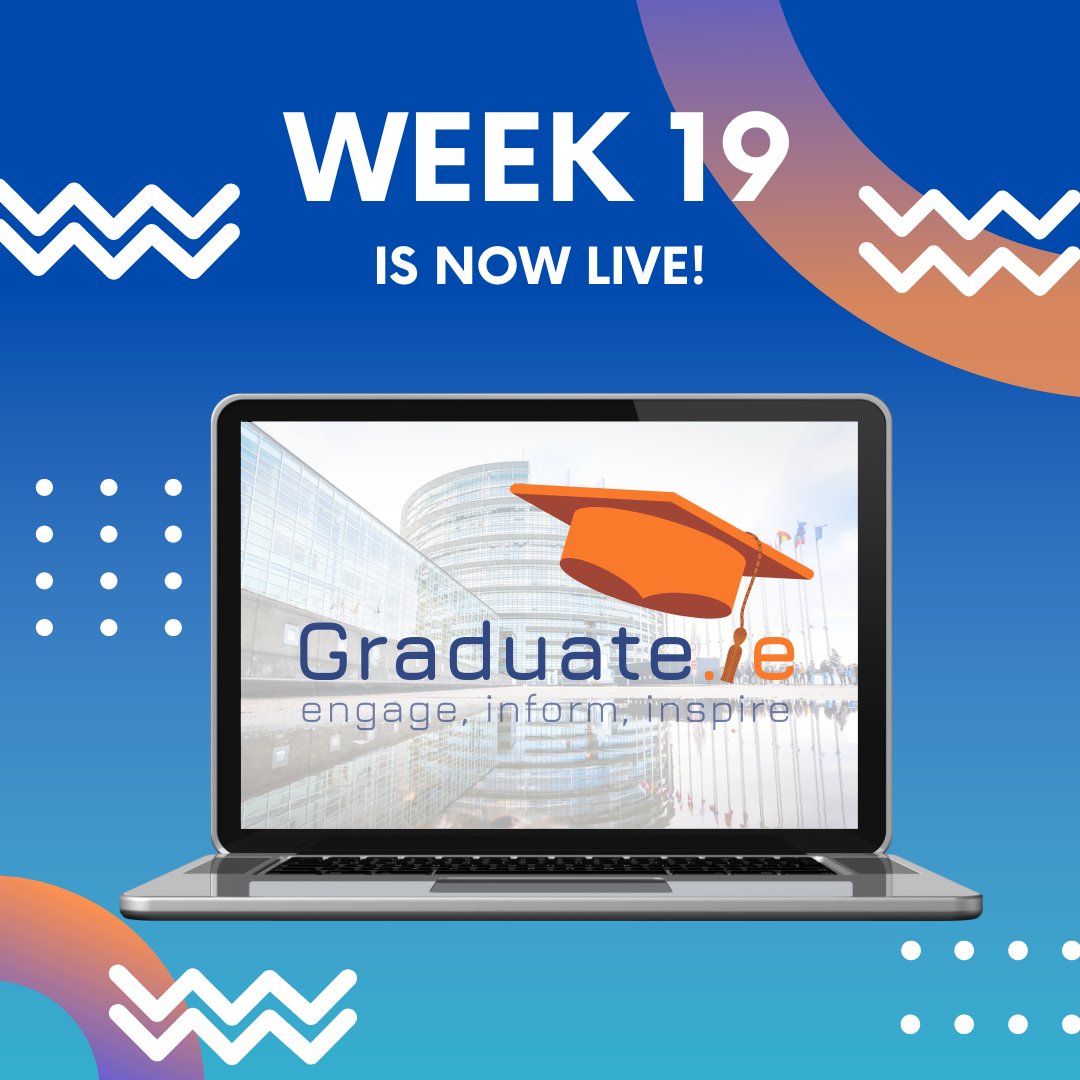 We hope you all enjoyed St. Patrick's Day ☘️ Week 19 of the Graduate.ie Student Competition is now live! Take part to win one of many educational trips to Strasbourg, Luxembourg & Brussels. Login or Register today on graduate.ie Best of luck everyone!