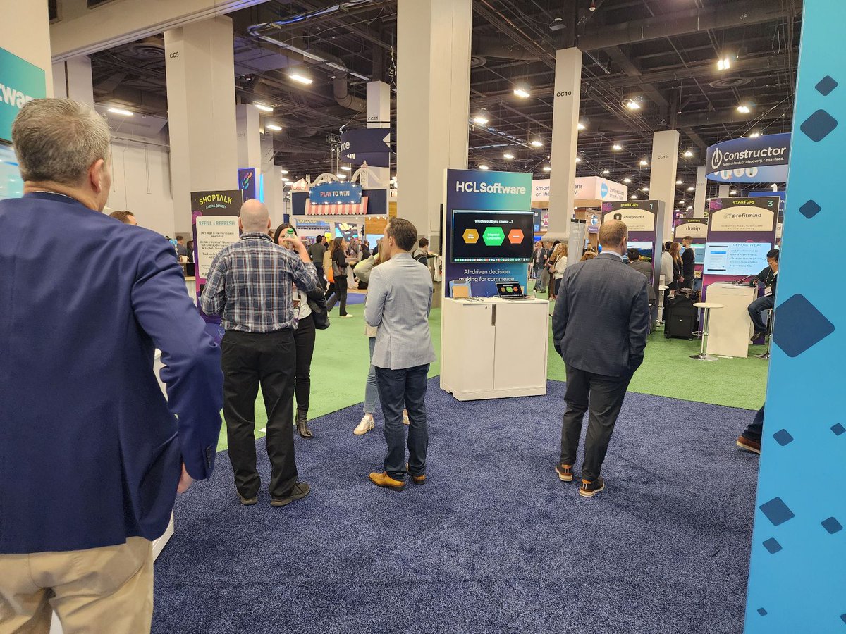 HCLSoftware's tweet photo. Here we are at #Shoptalk! 🛍️ 🌐

So many good talks happening about the #AI and data-driven future of commerce. Still have time to meet? Swing by booth 1130, and let's explore innovative solutions together!
Learn more: https://t.co/pvceb9sDhw
#EcommerceInnovation https://t.co/tqcYMHNAzA