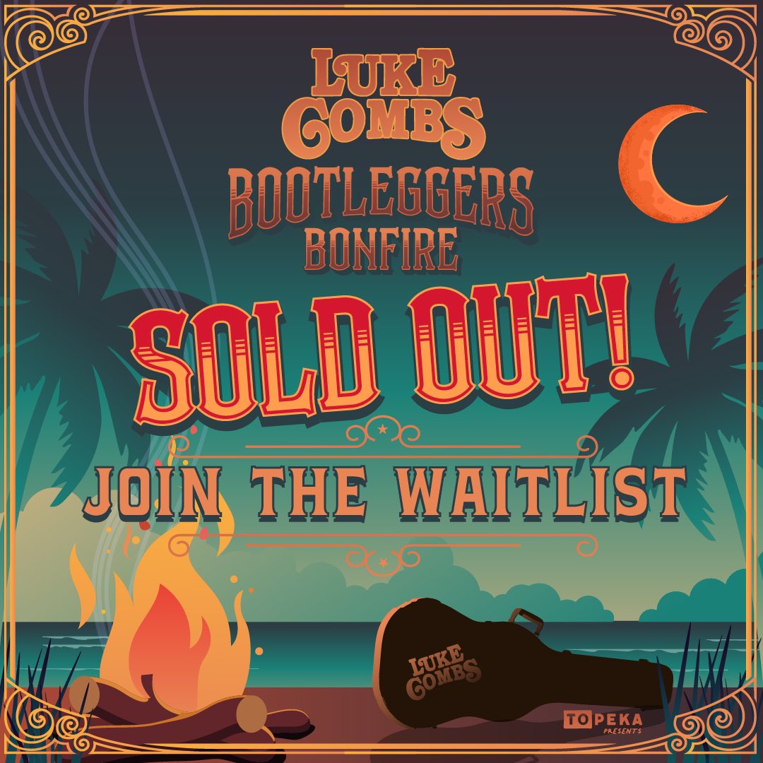 The Bootleggers Bonfire in Miramar Beach, FL (Oct. 10-12, 2024) sold out exclusively to my fan club, but join the waitlist to receive notifications when additional passes become available: bootleggersbonfire.topeka.live/tixr I’m also giving away 3 passes and lodging to a teacher, first…