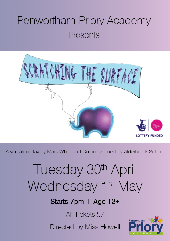 The spring production will be on Tues, 30th April and Weds, 1st May starting at 7pm. Tickets are now available on SCOPay or via the School Office (cash only). Restricted to 12+ due to the sensitive nature of the play. Find out what it's all about>> priory.lancs.sch.uk/news/2024-03-1…