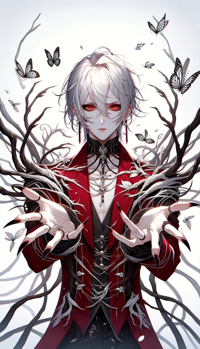 赤服の人物 赤服の人物