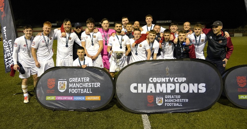 Manchester_FA's tweet photo. A selection of photos from the Saturday Amateur Cup Final between @MCRCORINTHIANS and @DeLaSalleReds are now available to view on our Facebook page 🏆 

Chris Dyson 📸

#MFACountyCup