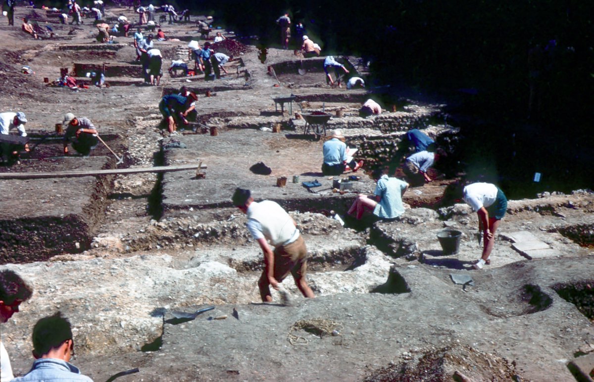 General view of excavations at Verulamium. romansociety.org/Imago/Image-De…