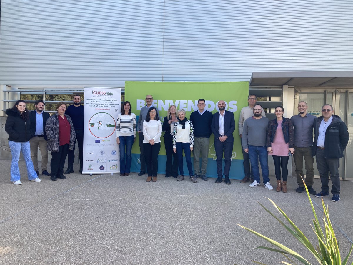 The photo gallery shows a glimpse of the iGUESSmed meeting that took place last week in El Ejido (Almeria), Spain, with two full days at the Las Palmerillas research center of Fundación Cajamar, partner of iGUESSmed.

#iguessmed #precisionfarming #smartagriculture #tomatoes