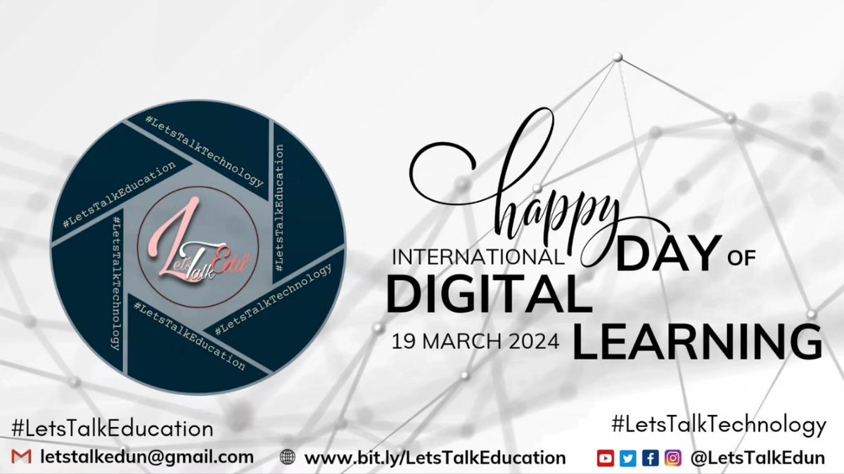 Happy International #DigitalLearning Day! With the Digital initiatives like #LetsTalkEducation & #LetsTalkTechnology, We all got the opportunity to collaborate, learn, share & grow together. #Gratitude everyone for the support, love & trust. #TogetherWeCould #TogetherWeWill
