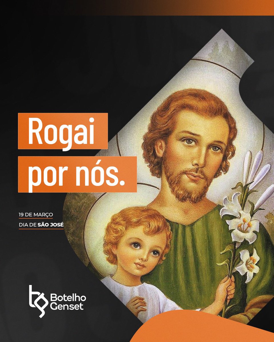 Que a luz e a proteção de São José iluminem nossos caminhos e fortaleçam nossa fé. ✨🧡

19 de Março | Dia de São José 

#diadesaojose #botelhogenset #geradoresdeenergia #energia #energy #gerador