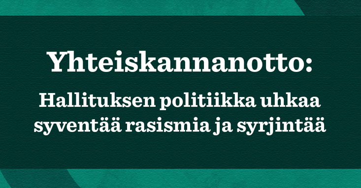 Otimme eilen yhdessä kantaa: seta.fi/2024/03/18/jar…

Luovutimme myös ministeri Juusolle suunnatun 2600 ihmisen #InhimillinenHinta kirjeen: seta.fi/2024/03/19/260…

Pääministeri taas ei katso "Seta-kiellolle" tarvetta: hs.fi/politiikka/art…

Ja olemme vasta tiistaissa...