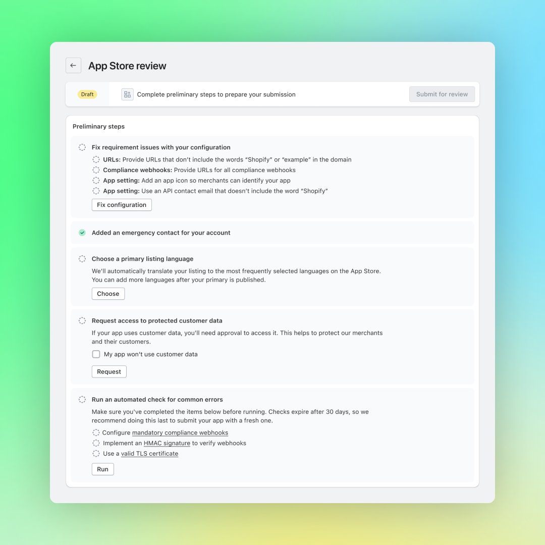 We overhauled our app submission experience to give you more guidance and reduce friction, so you can get your apps published faster. Here’s what’s new: 1️⃣ A simplified submission interface that includes a clear checklist, contextual guidance, and automated checks 2️⃣ A…