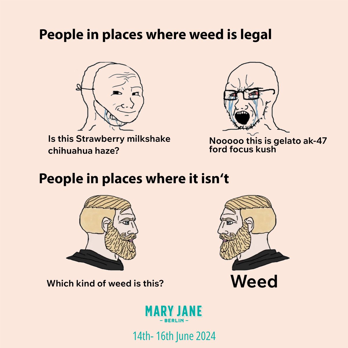 Keep dreaming Germany.. 💀🥦

#marjaneberlin #messeberlin #berlinfestival #events #hanfexpo #berlin #germany #fp #tickets #broccoli #weedhumor #memes #weedmeme