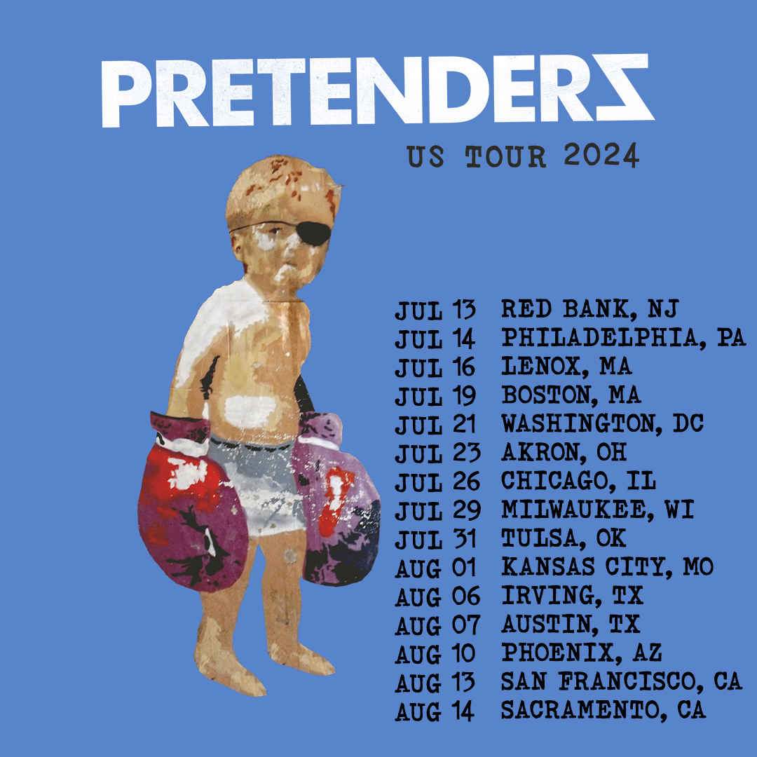 ThePretendersHQ's tweet photo. We're pleased to announce 'An Evening With... The Pretenders' US tour 2024 

Fan presale begins 10am local time tomorrow - Wednesday 20th March through https://t.co/uKVjX1ecvR

General on sale goes live this Friday 22nd March, at 10am local. 

Where will we be seeing you? https://t.co/3j9Ep9HU3U