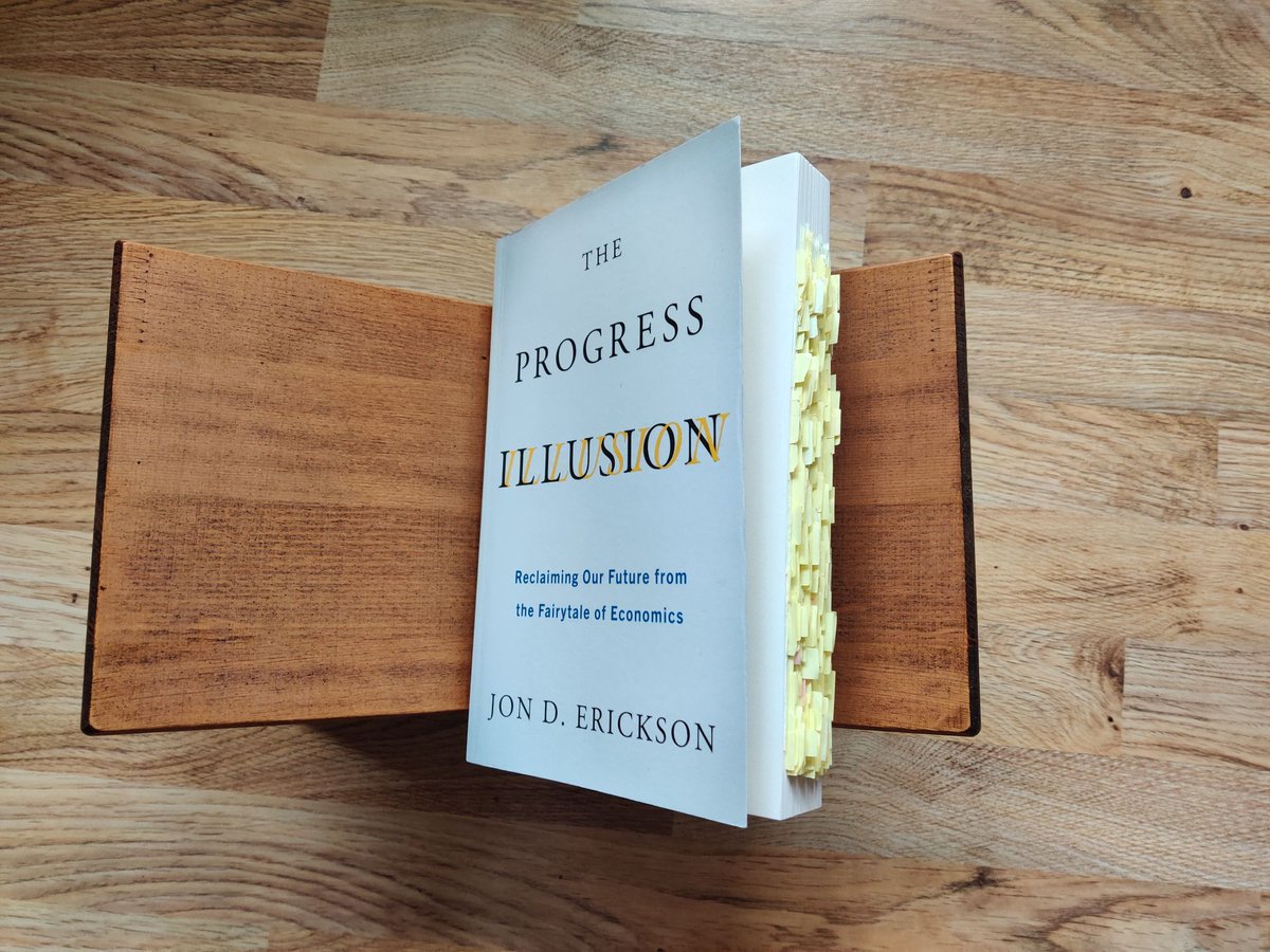 I swear my progress on this book is no illusion. Review coming soon to inquisitivebiologist.com @jon_d_erickson @IslandPress #books #bookreview #scicomm #economics