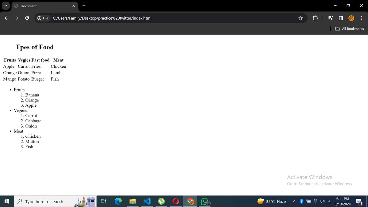 SyntaxSam405's tweet image. Day 02 of my journey to become a Full Stack Web Developer. Today completed all the basics about HTML.
Learned new tags in HTML.  Looking forward to complete CSS this week . Learning and growing one step at a time💻.

#webdevelopment 
#HTML  #html5