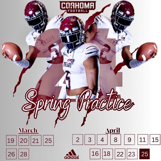 The Boys are back‼️A great day to start Spring Ball @CoahomaFootball ‼️ Excited to see this team get after it and get better day by day‼️#BeAPro #HUNT