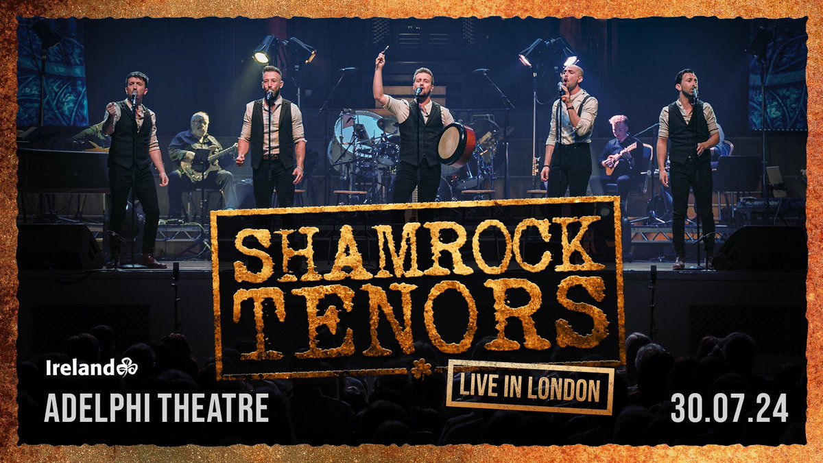 Our “Live in London” concert tickets are now available on @TodayTix from only £23.15!! This is currently our only date this year in Great Britain so grab your tickets before it’s too late ☘️ todaytix.com/london/shows/4…