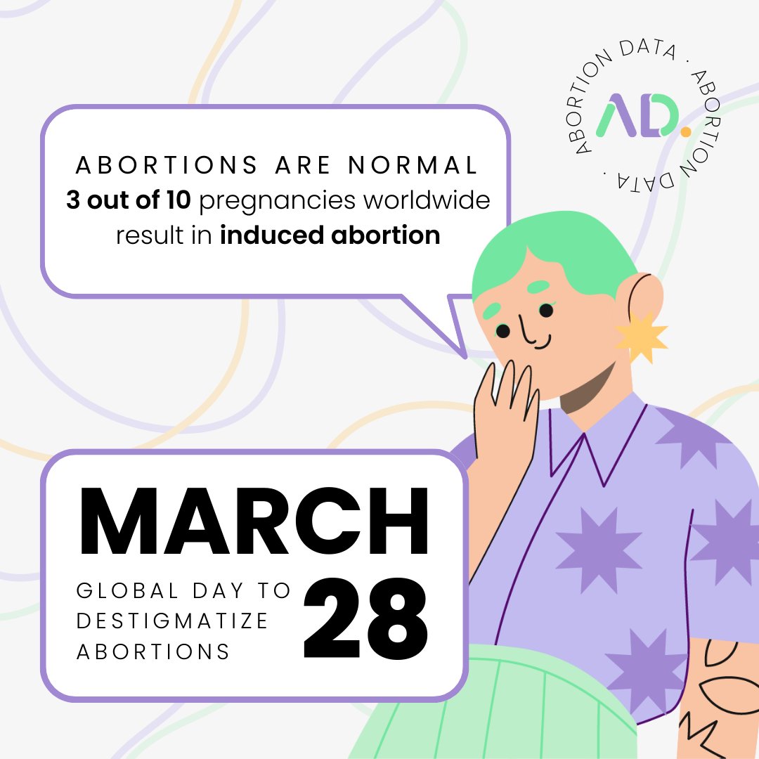 abortiondata's tweet image. Embracing the invitation from Inroads, we eagerly join #March28, the Global Day to Destigmatize Abortions! Let's spark conversations and normalize the discourse around abortion, recognizing it as a fundamental part of reproductive experiences. 🌍✨ #DestigmatizeAbortion