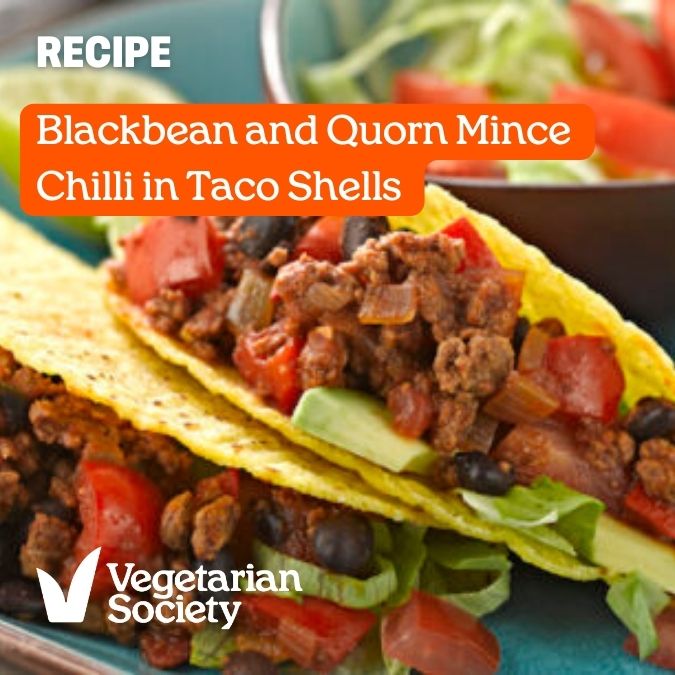 vegsoc's tweet photo. Quorn is a great vegetarian source of protein. It is also high in zinc β one of the minerals crucial to maintaining a healthy body. Try these Black Bean and Quorn Mince Chilli in Taco Shells https://t.co/QkIR5btLZv
#Quorn #protein #vegetarian #meatfree #simpleswaps #recipe https://t.co/jhooolzaqF