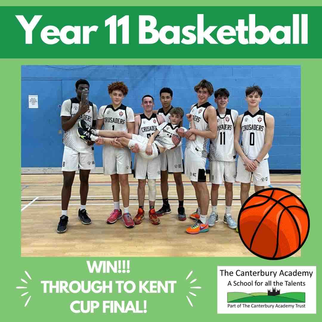 Year 11 basketball beat Gravesend Grammar 79-68 and are now through to the Kent cup final 🙌 🏆 🏀 Gravesend Grammar School #CATsport #basketball