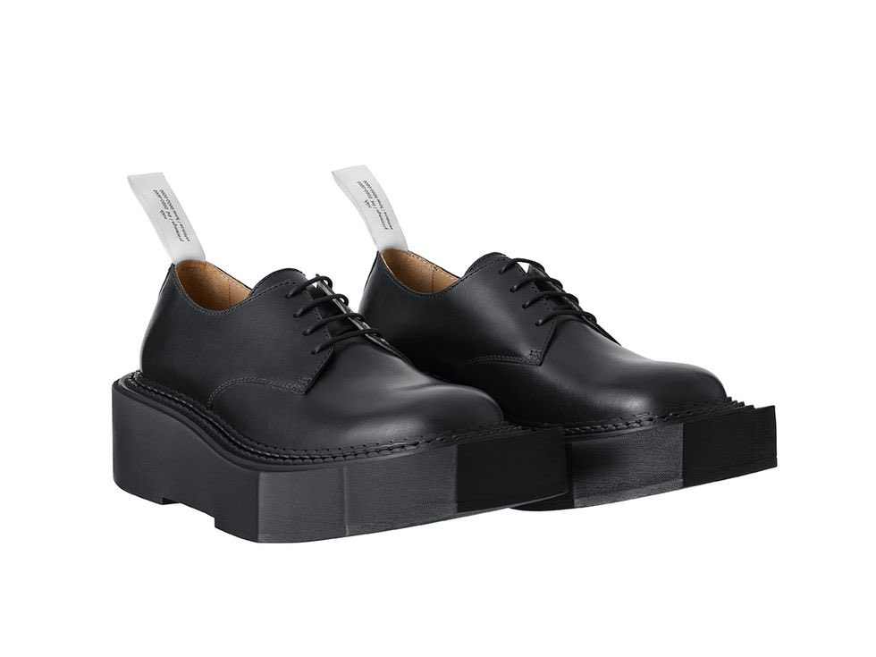 rokh  プラットフォームダービーシューズ　43 rokh × H&M プラットフォームダービーシューズ
