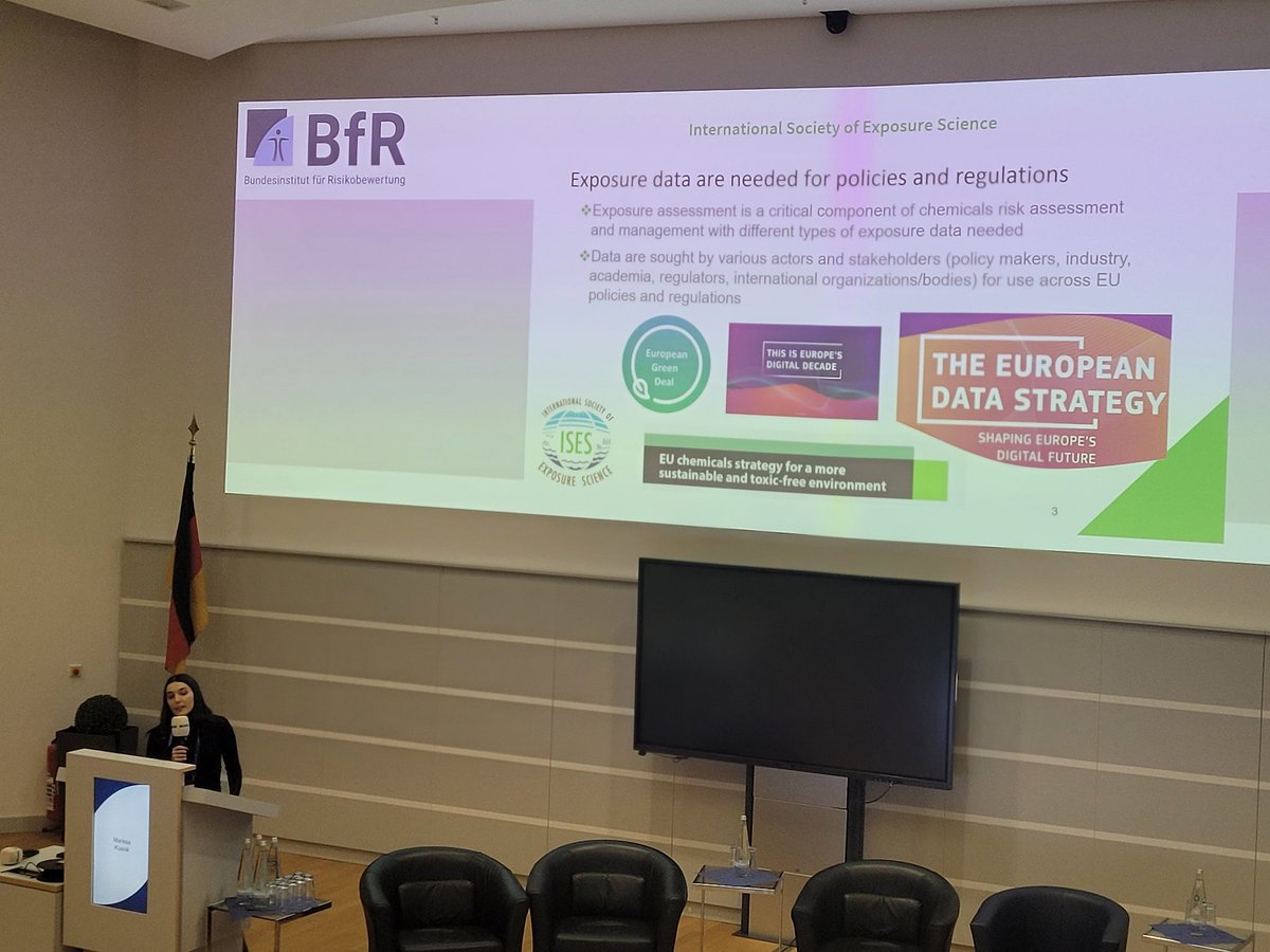 Marissa Kosnik presenting on <a href="/ISES4EU/">ISES Europe</a> working group on data repositories and analytics. 

To improve exposure date generation and management. 

<a href="/ISExposureSci/">International Society of Exposure Science</a> <a href="/bfren/">BfR | German Federal Institute for Risk Assessment</a>