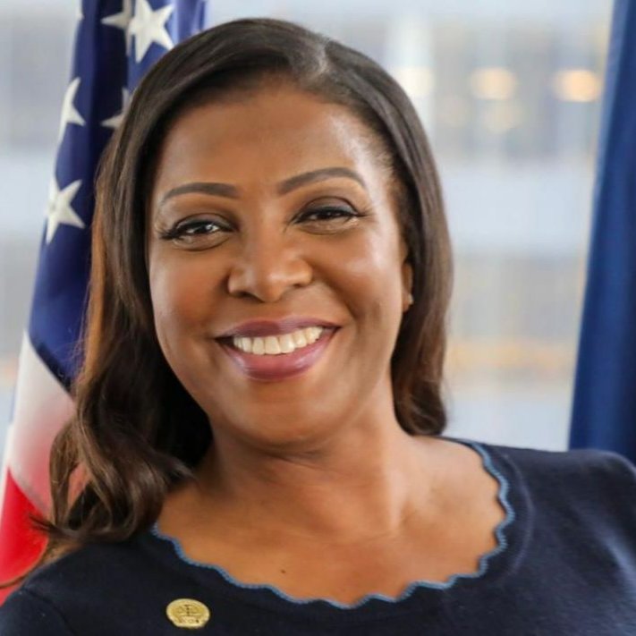 donkoclock's tweet photo. Letitia James has Donald Trump melting down on Truth Social! #TrumpIsBroke 

Drop a 💙 &amp; ReTweet ♻️ if you want @TishJames to seize Trump Towers. https://t.co/rb2fvZmEAs