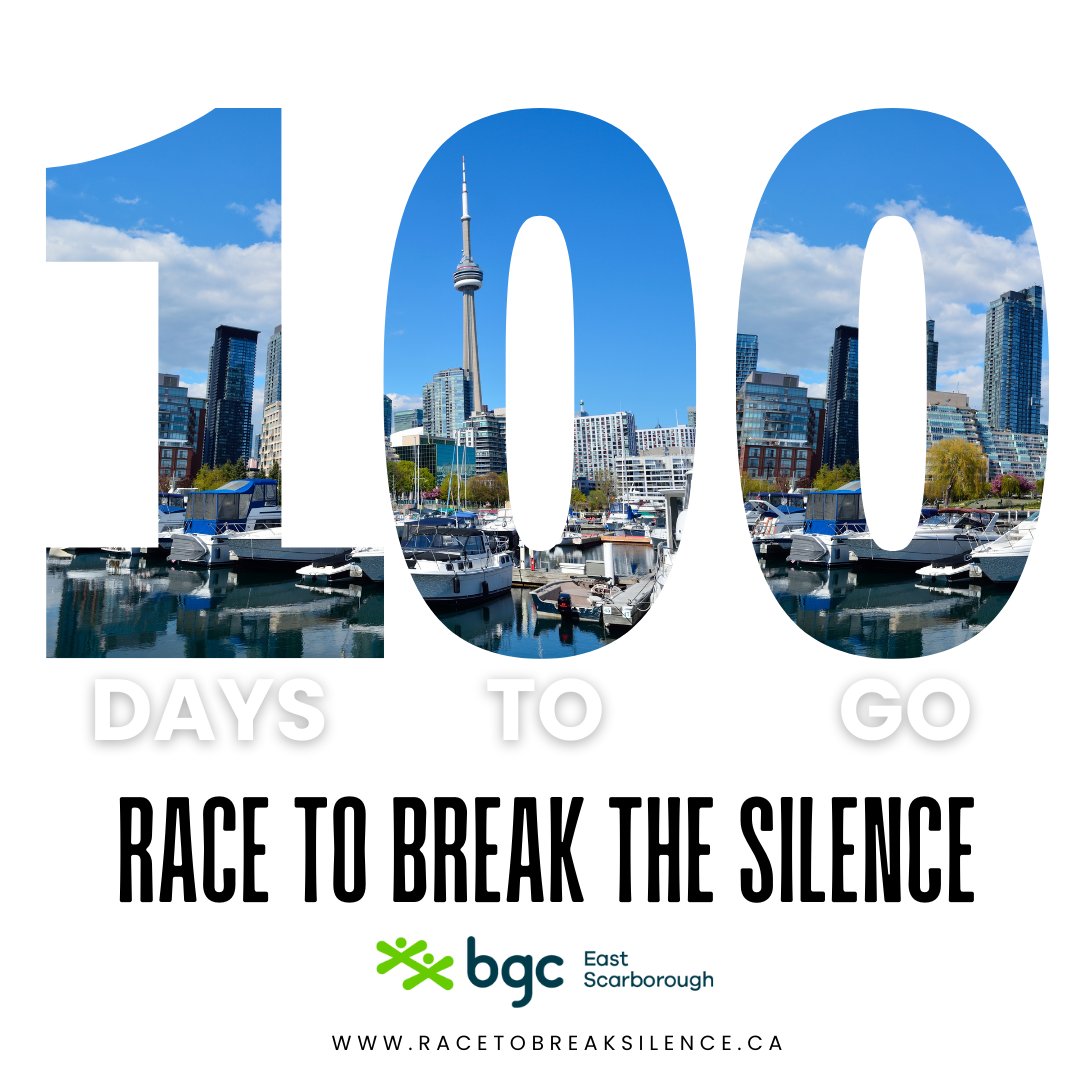 We're 100 days away from the Race to Break the Silence! Get ready for an unforgettable day of fun, community, and making a difference. 🌟 Mark your calendars and join us! Learn more:
racetobreaksilence.ca