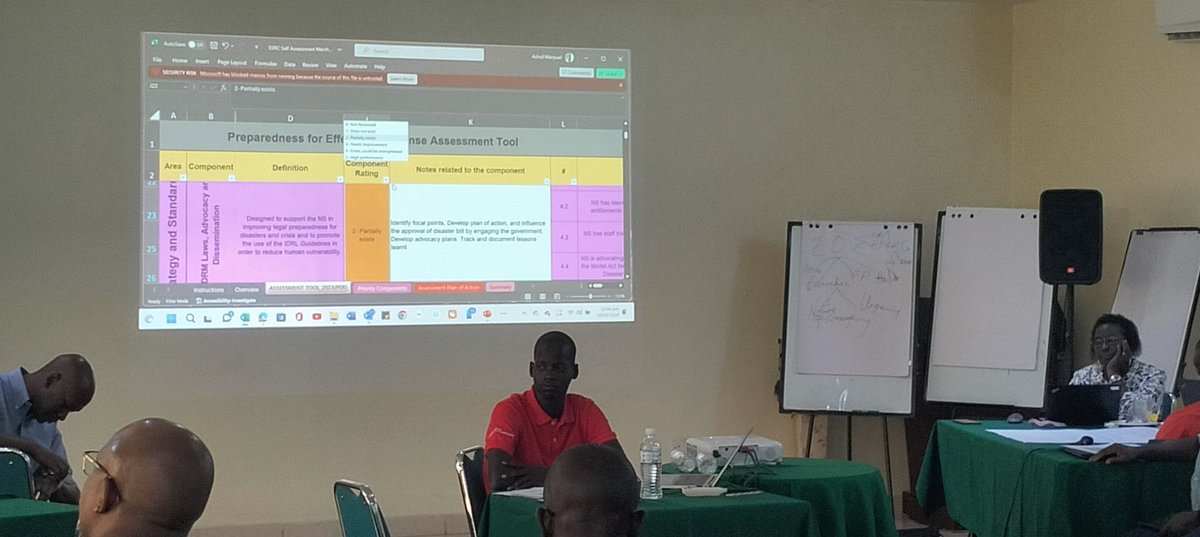 TomHOO18's tweet photo. Thanks to @SSRCS for meaningful engagement on Preparedness for Effective Response Self Assessment to enable improved&amp;appropriate actions that meet the needs of communities affected by disasters and crises https://t.co/i2v5hzypub