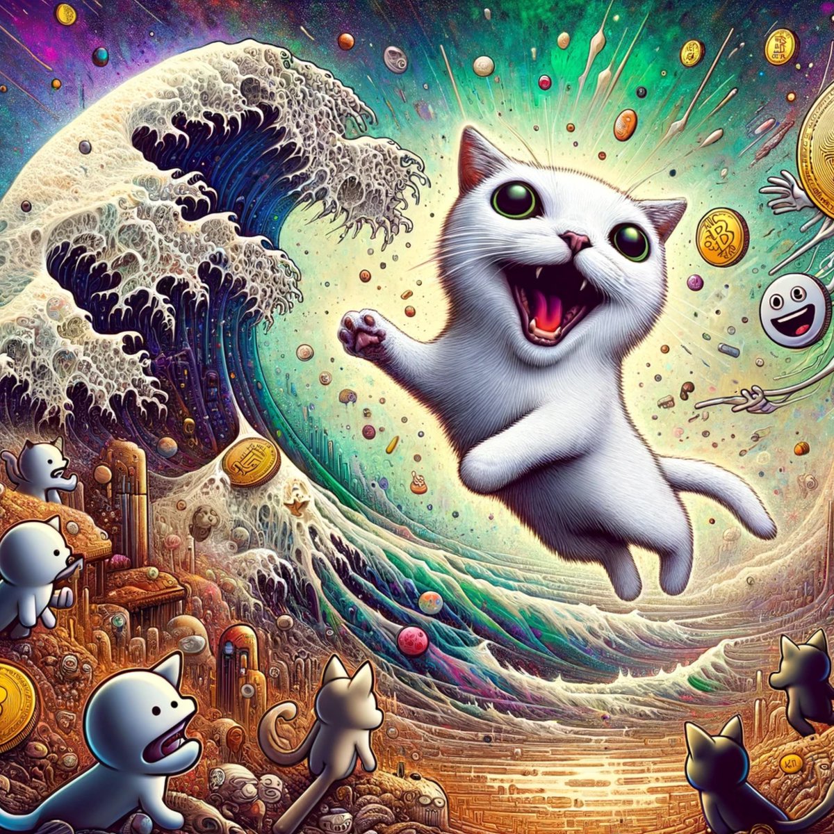 When you buy $LMEOW it starts acting like it found catnip in the blockchain. 🐱💨#CryptoCraziness