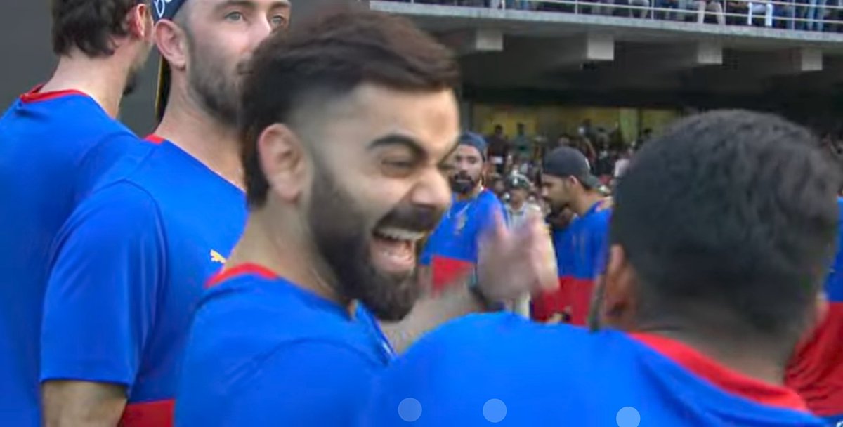 We are waiting for this smile of our king kohli☺️
 #RCBChampions #RCBUnbox