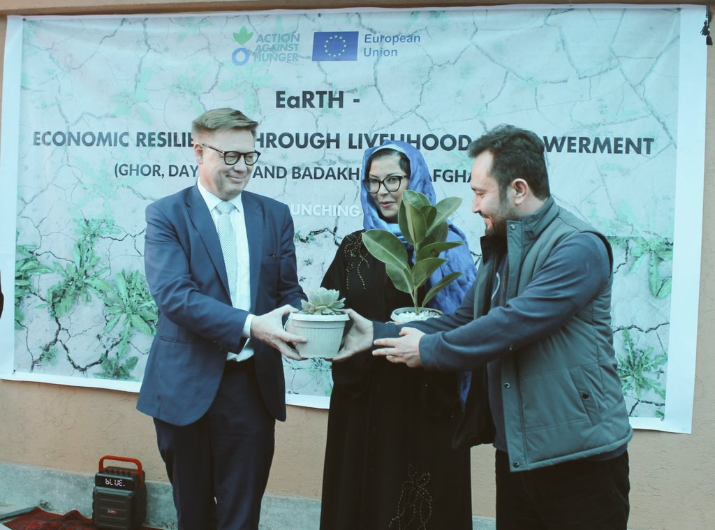 With EU funding, @ACF_EU alleviates malnutrition, food insecurity and supports farmers across #Afghanistan. Very interesting interactions with colleagues from various departments and projects. Proud to support the Afghan people. More info 🔗 europa.eu/!QrtvnX