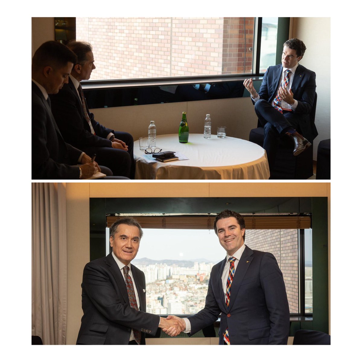 I appreciate the opportunity of meeting with Assistant Minister @TimWattsMP on the fringe of #S4D3 in 🇰🇷. We’ve exchanged perspectives on the challenges posed by #IA rapid development. 🇲🇽&🇦🇺 #MIKTA look forward to engaging in the current multilateral deliberations on the matter.