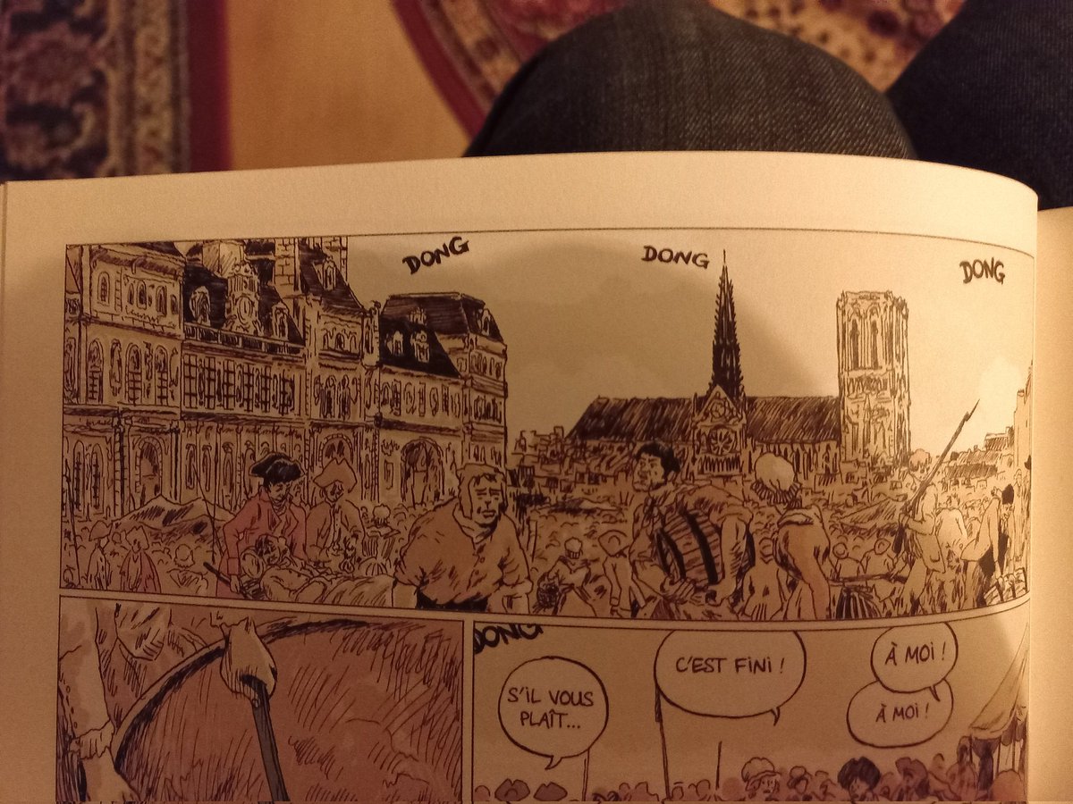 FredericSab's tweet photo. "Révolution" de Y Locard et F Grouazel est une excellente BD ; malheureusement gâchée, malgré la somme de documentation utilisée, par cette imprécision, à plusieurs reprises : la flèche de Notre-Dame, déconstruite entre 1786 et 1791, apparaît (ou pas) selon les pages... Dommage ! https://t.co/ULBRCVPelN