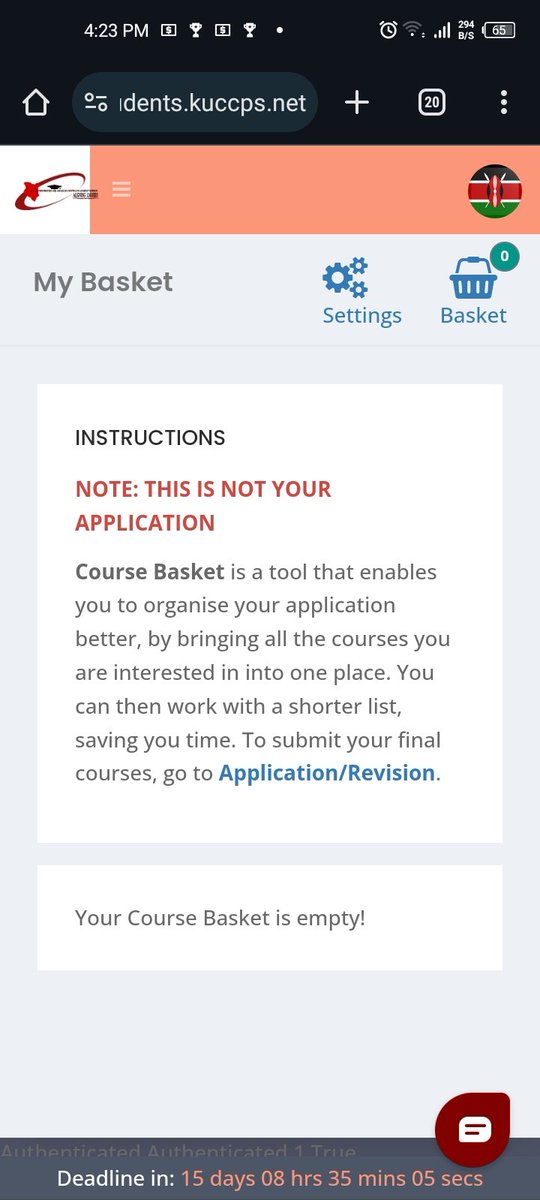 marzlay1's tweet photo. @KUCCPS_Official Why are you lying the public that the placement is for all candidates from 2000 to 2023.
I finished my form four in 2014 I didn't apply for university placement through kuccps.
Now this is what the placement portal notifies me..
Any clarification https://t.co/WtMvjbLla8
