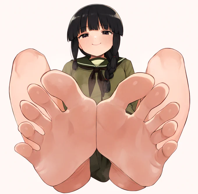 提督ってほんとこういうの好きだよね～な足裏北上様 