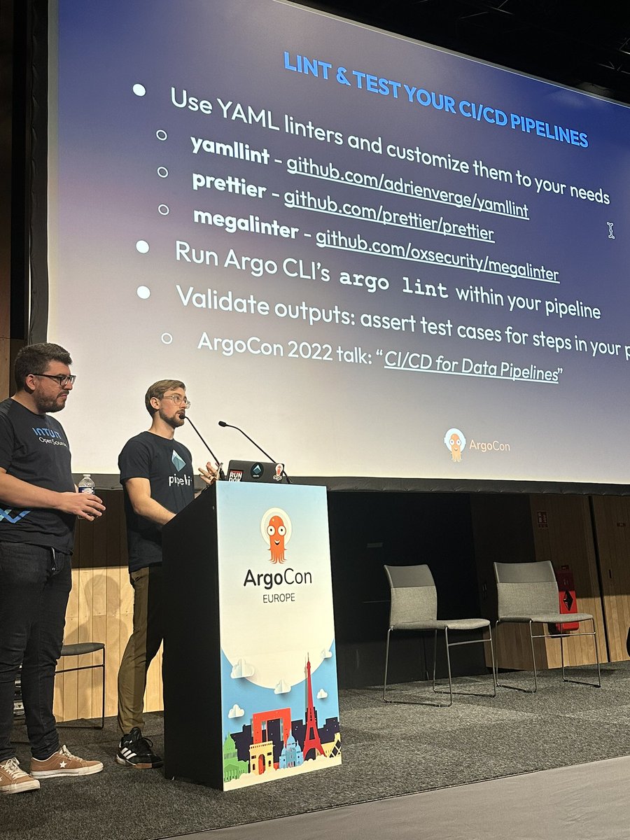 Golden tips and best practices for Argo Workflows 

Scaling Cloud-Native CI/CD with Jenkins and the Argo Projects - Caelan Urquhart, Pipekit & Bertrand Quenin, Intuit
#KubeConEU #ArgoConEU