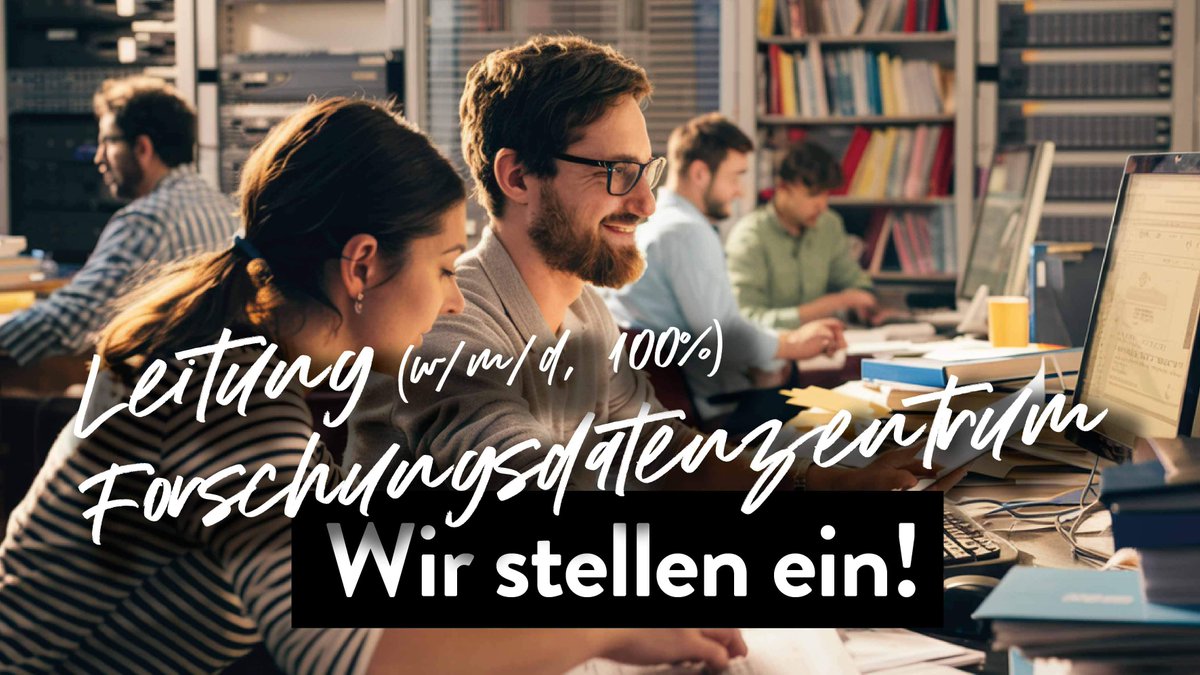 Wir suchen eine #Leitung für das IWH-#Forschung|sdatenzentrum (w/m/d, 100%). Gefragt sind strategisches Denken &amp; serviceorientiertes Handeln für das Management von #Daten|beschaffung &amp; -nutzung in internationalem Umfeld.

➡️ Bewerbung bis 15.04.24
➡️ iwh-halle.de/karriere/jobs/…

#Job