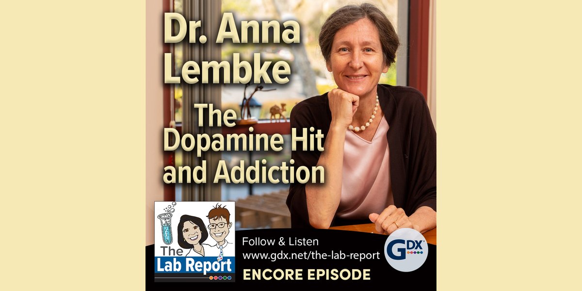 ENCORE EPISODE! 
Dr. Anna Lembke

The Dopamine Hit and Addiction

Listen where you get pods, or visit gdx.net/the-lab-report

#addiction #Dopamine #podcastandchill #genovadiagnostics