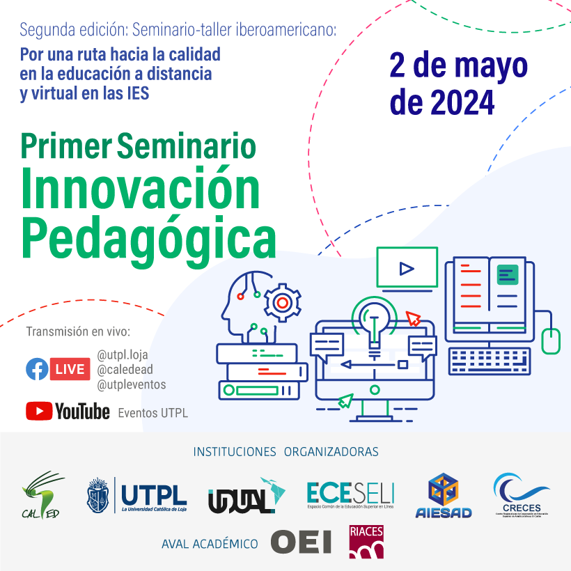📌¡Tenemos novedades! Reserva la fecha para nuestro Primer Seminario “Innovación Pedagógica' ¡Presenta tu comunicación! +Info 👉seminario-taller-iberoamericano.com