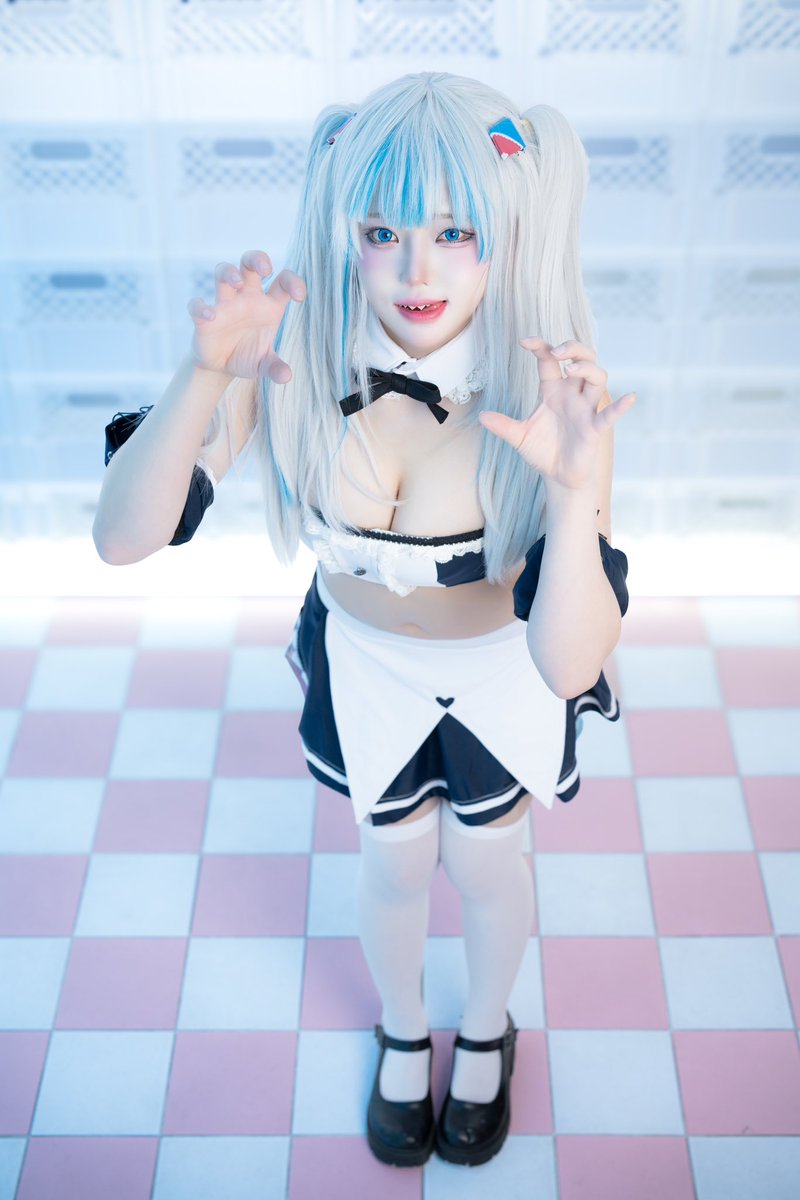 Jini_cos's tweet photo. #Hololive

#GawrGura
#がうる・ぐら

どうも、サメです！🩵🩵

#cosplay #コスプレ #角色扮演 https://t.co/3yBGpesCrv
