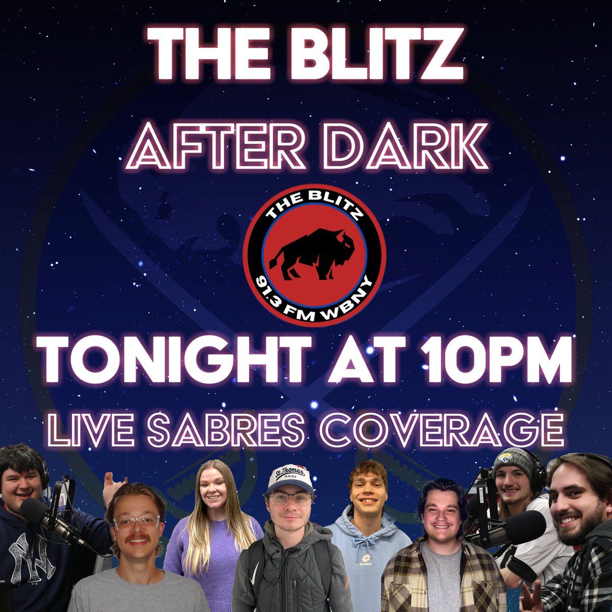 Tune in tonight at 10pm to hear live Sabres game coverage and much more!

Listen on 91.3fm or via the RadioFx app 

More listening options available on our website WBNY.org