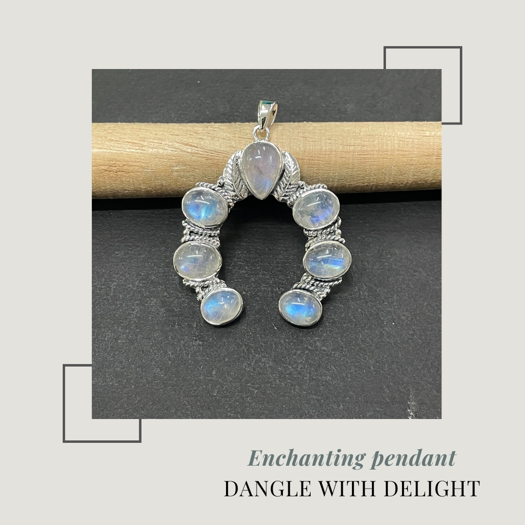 Elevate your style with our exquisite Rainbow Moonstone Pendant! Handcrafted to perfection, this stunning piece captures the ethereal beauty of the moon in every shimmering facet.

#jewelscraze #rainbowmoonstone #moonstone #moonstonejewelry #moonstonependant