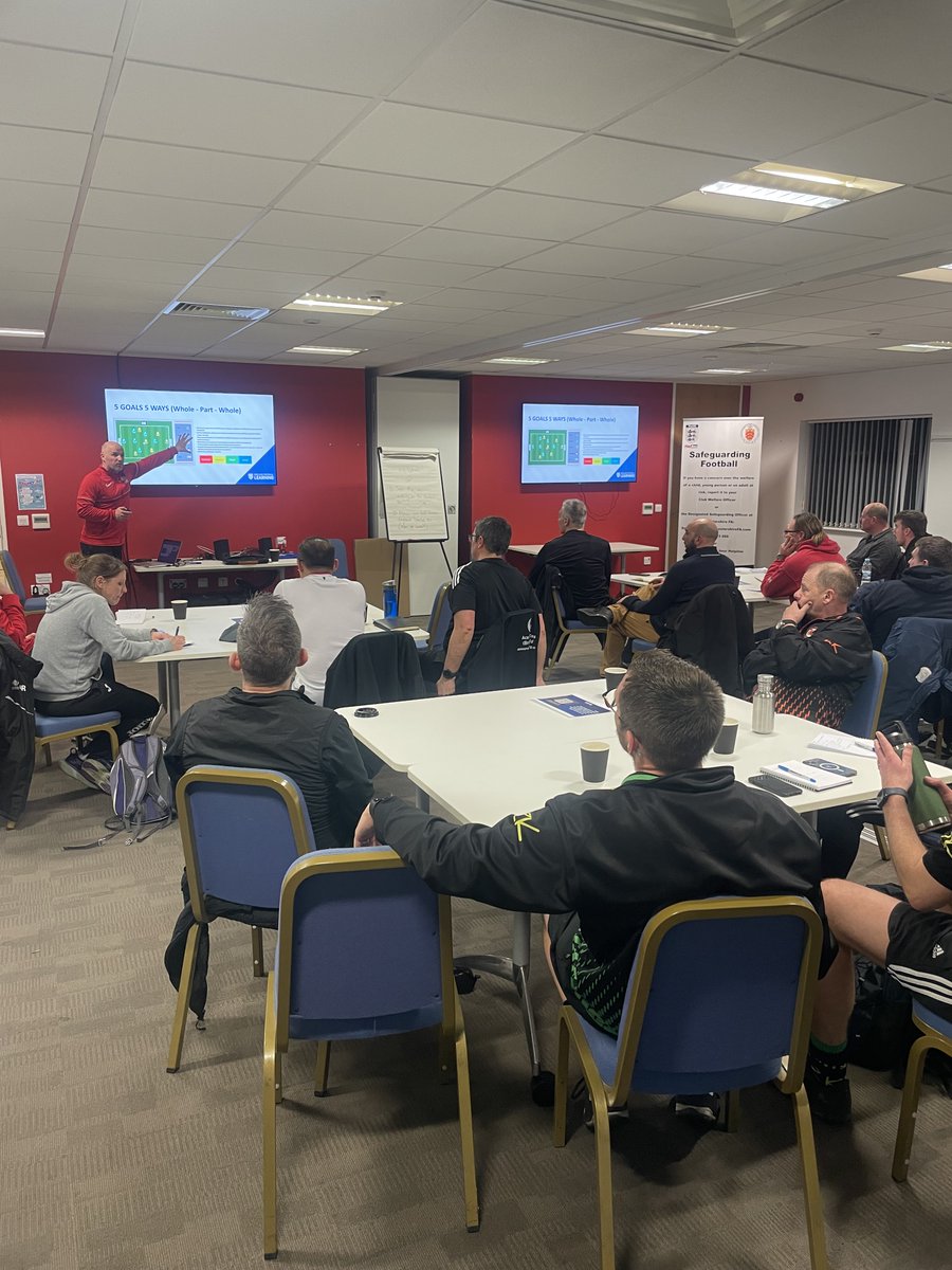 A big thanks to @PassNSupport1 for delivering our coach development event last night! And a huge well done to all the coaches continuing their journey 📈 #GlosFA